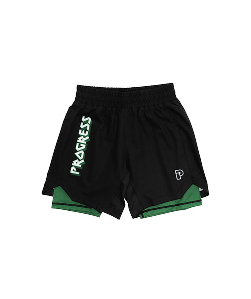 Kids Bengal Hybrid Shorts - Green – Progress Jiu Jitsu Europe